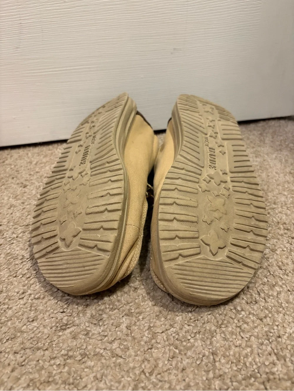 Hey Dude Men's Tan Canvas Boat Shoes